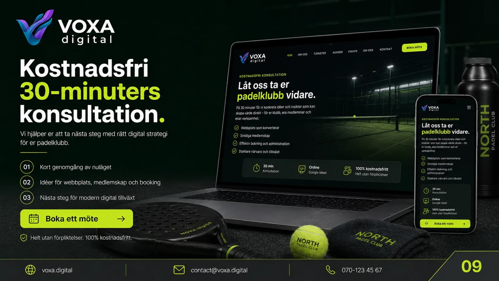 North Padel Club — slide 9