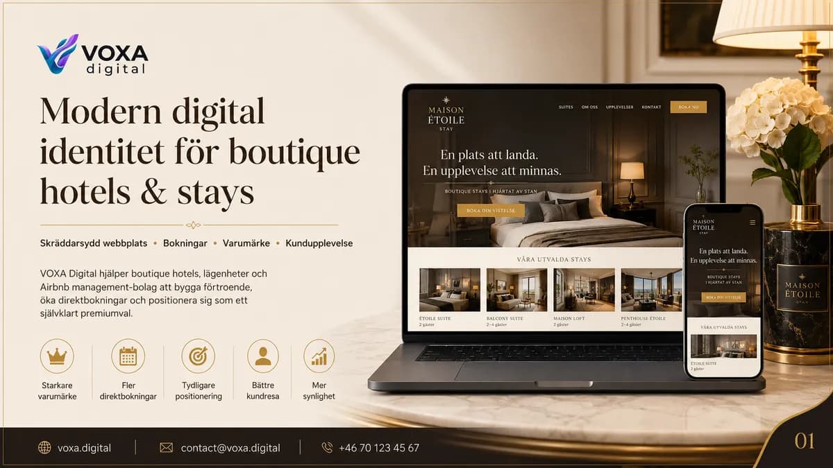Maison Étoile — Hospitality brand & website design by Weva