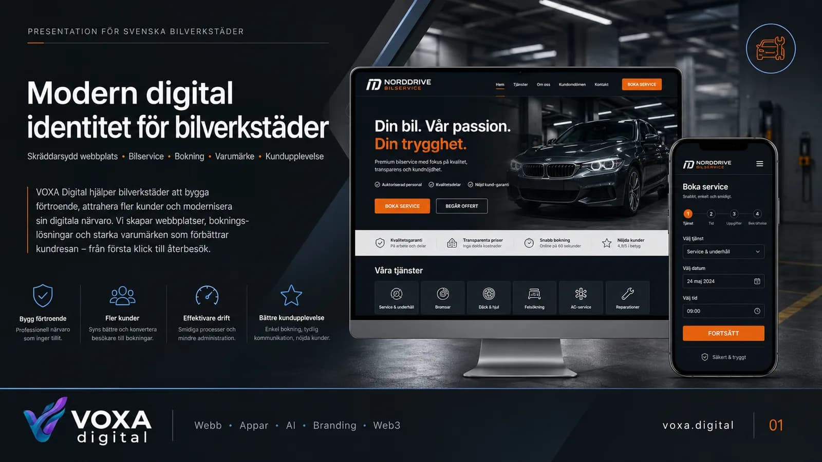 NordDrive Bilservice — slide 1