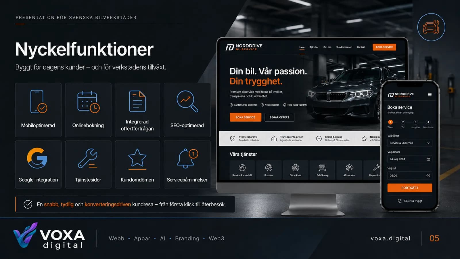 NordDrive Bilservice — slide 5