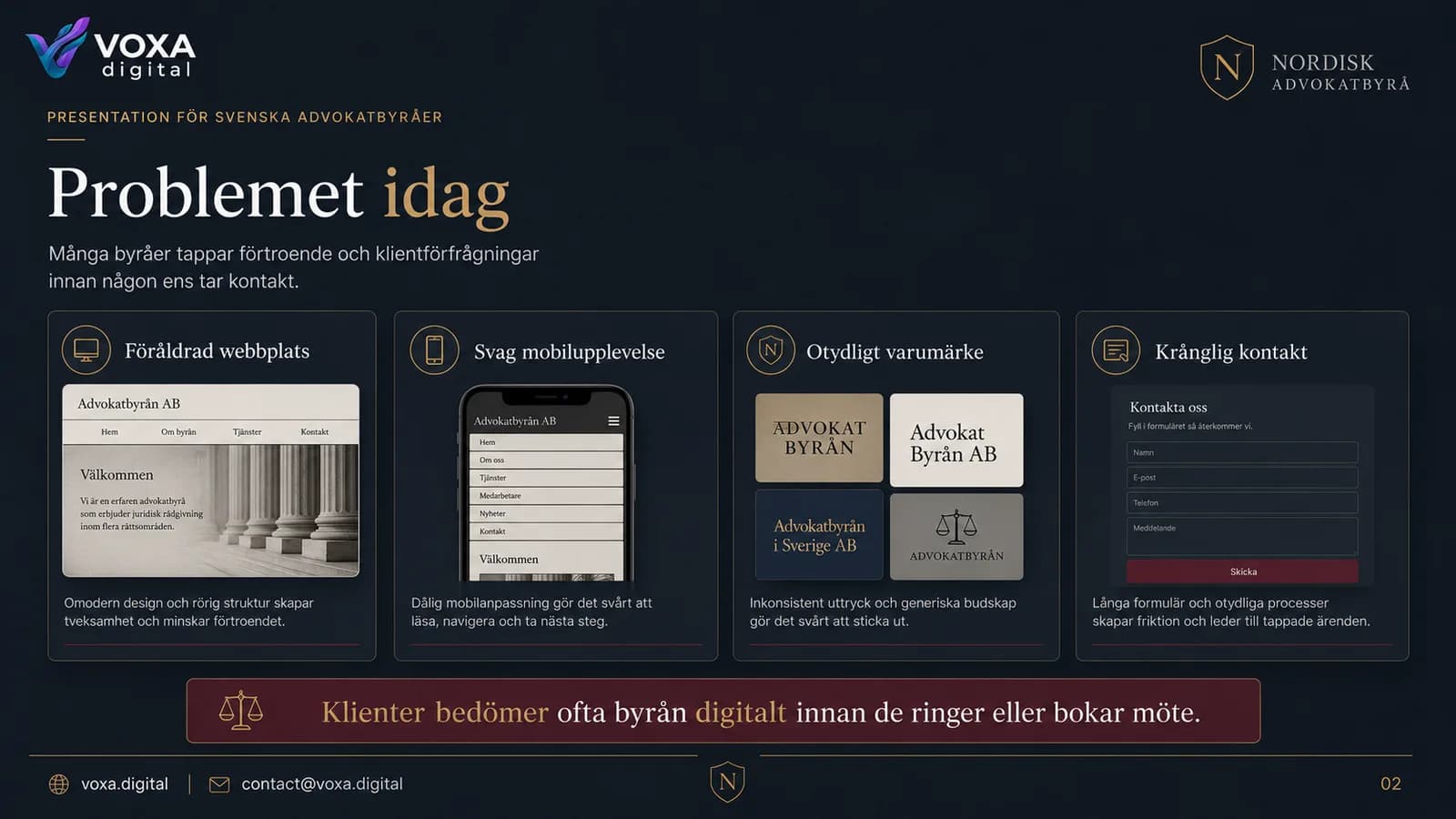 Nordisk Advokatbyrå — slide 2